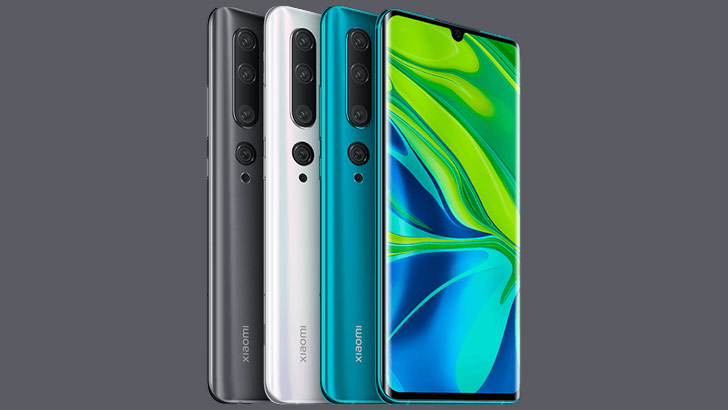 Mi Note 10 smartphone