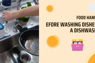 What A Food Handler Should Do Before Washing Dishes in A Dishwasher