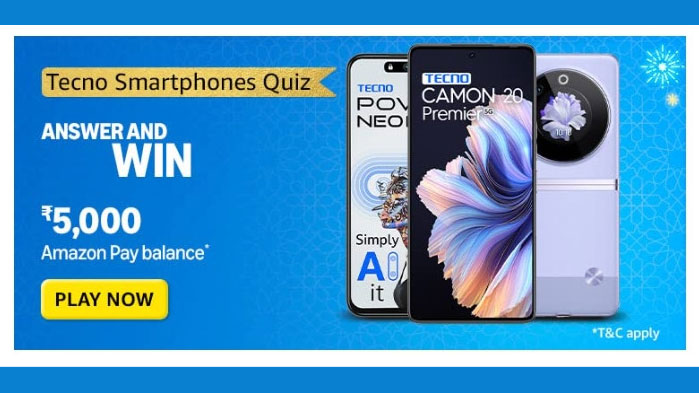 Amazon-Tecno-Smartphone-Quiz-Answers